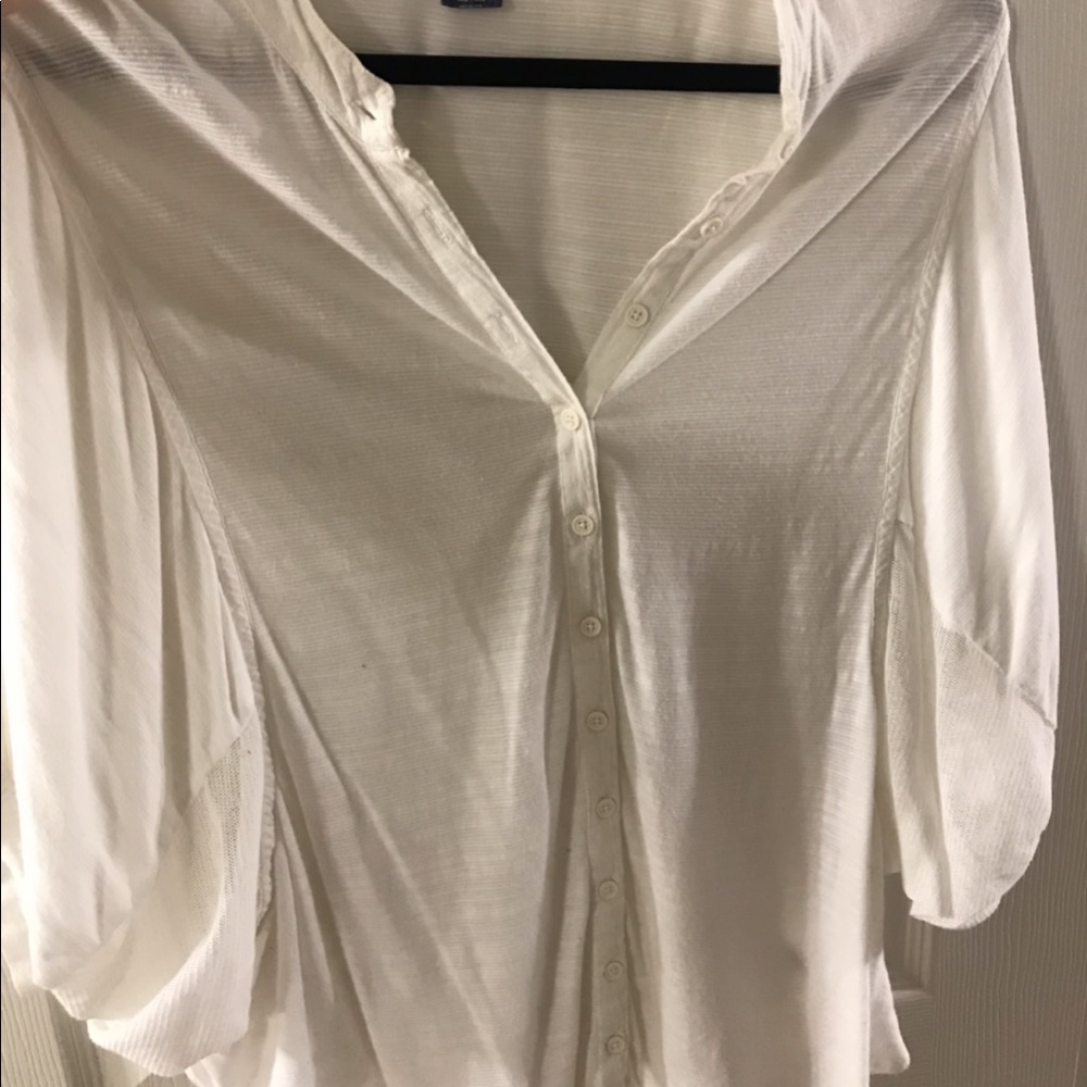 Free People white button down